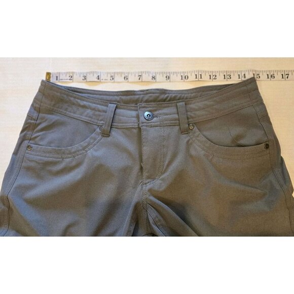 Kuhl Womens Pants 6 Gray Convertible Capris Roll Up Cargo 108846 21F 6326 Gorp - Picture 4 of 9